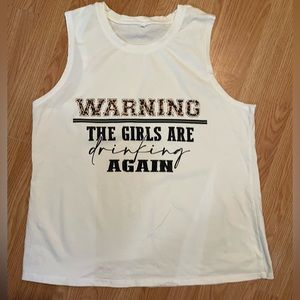 The Girls Are Drinking Again sleeveless Tank